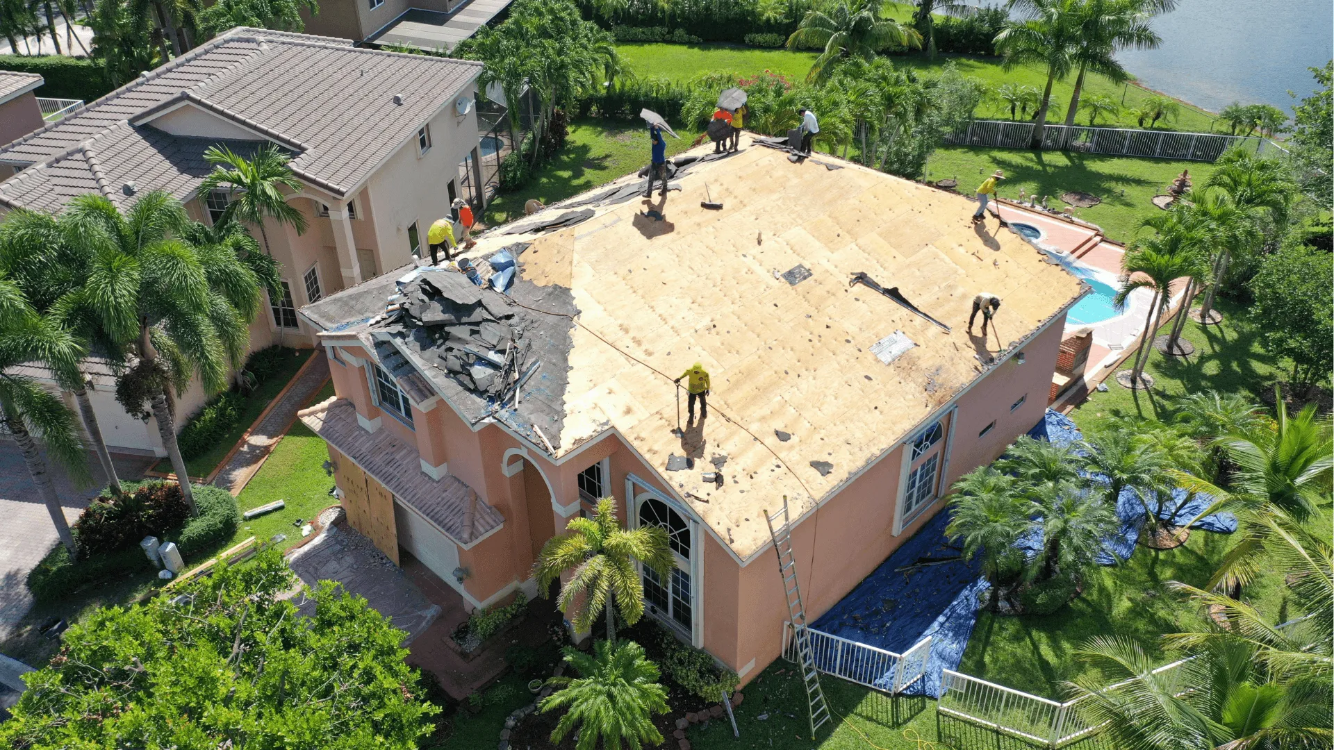 Professional roofing services in Biscayne Park, Miami-Dade County, Florida